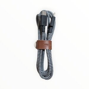 D6-Poly Native Union Belt Cable‎ 4' USB-C to USB-C Cable - Zebra